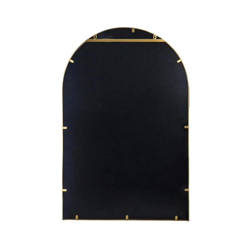 36" Gold Arch Iron Framed Accent Mirror Homeroots Bed & Bath
