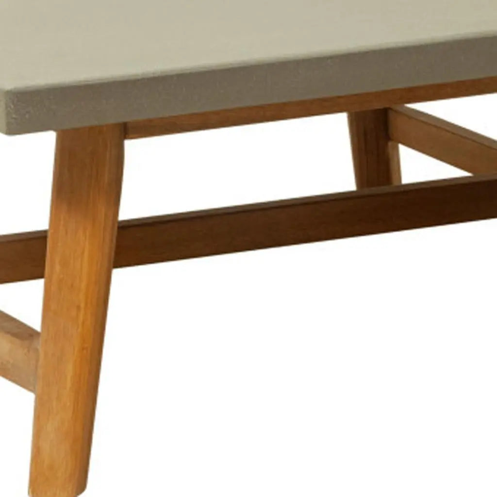 36" Gray Concrete Outdoor Coffee Table - GreatEagleInc