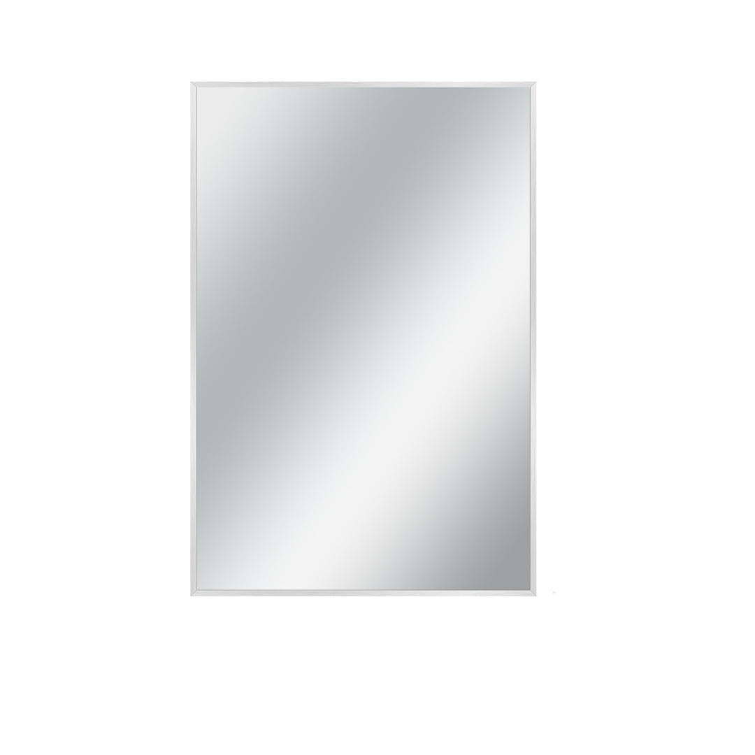 36" Silver Metal Accent Mirror Homeroots Bed & Bath
