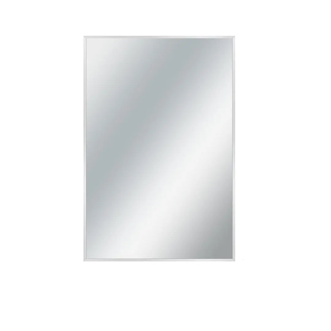 36" Silver Metal Accent Mirror Homeroots Bed & Bath