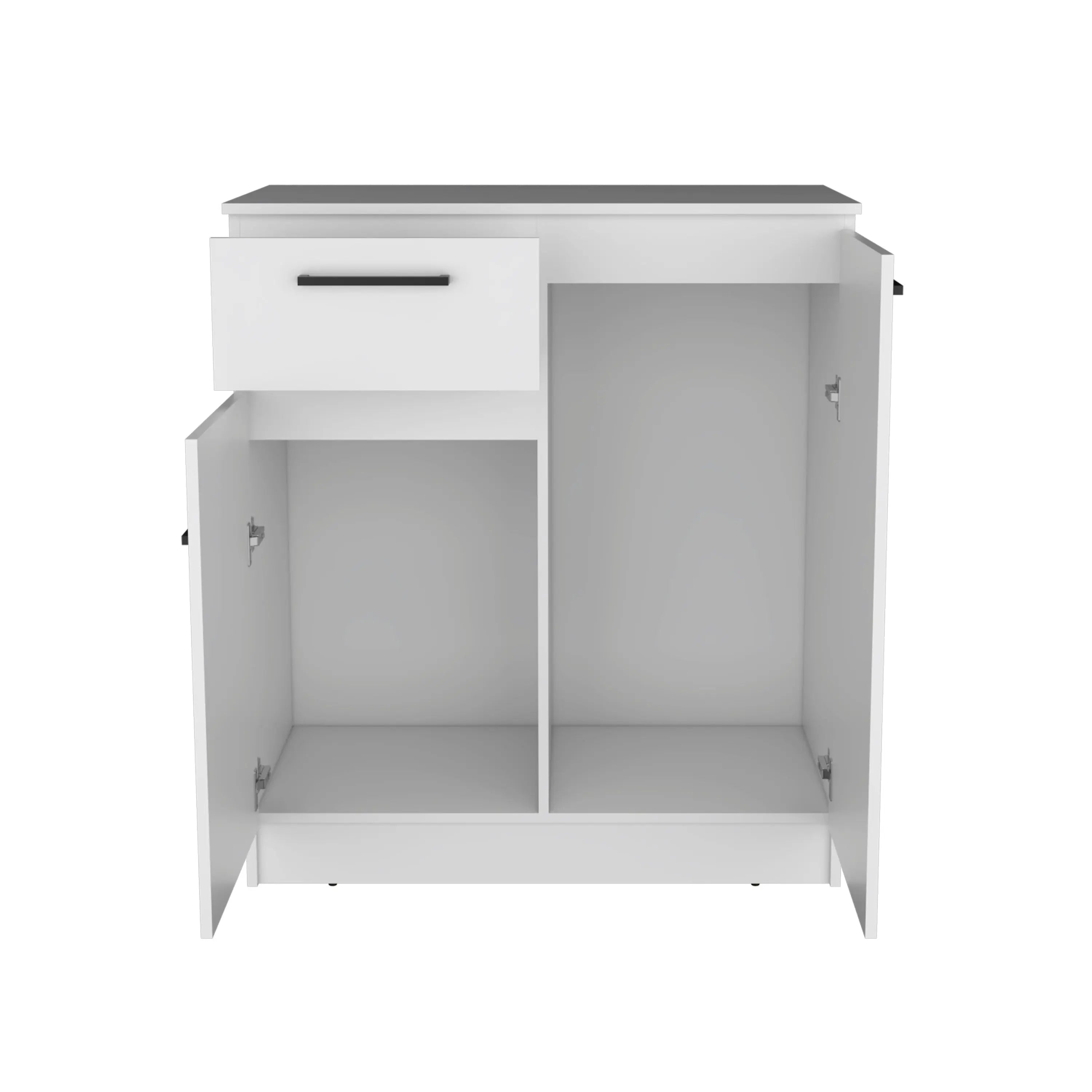 36" White Drawer Combo Dresser Homeroots Bed & Bath