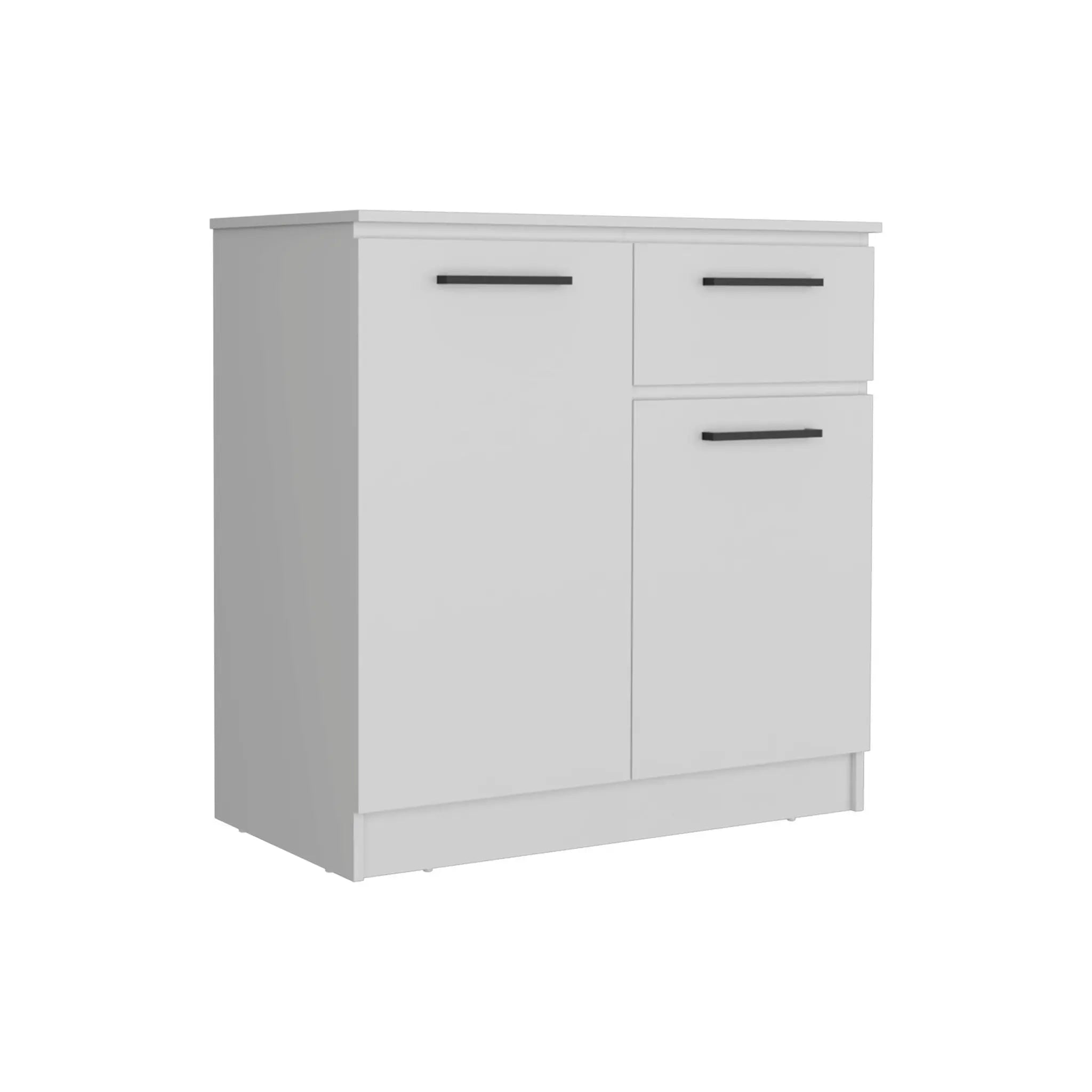 36" White Drawer Double Dresser Homeroots Bed & Bath