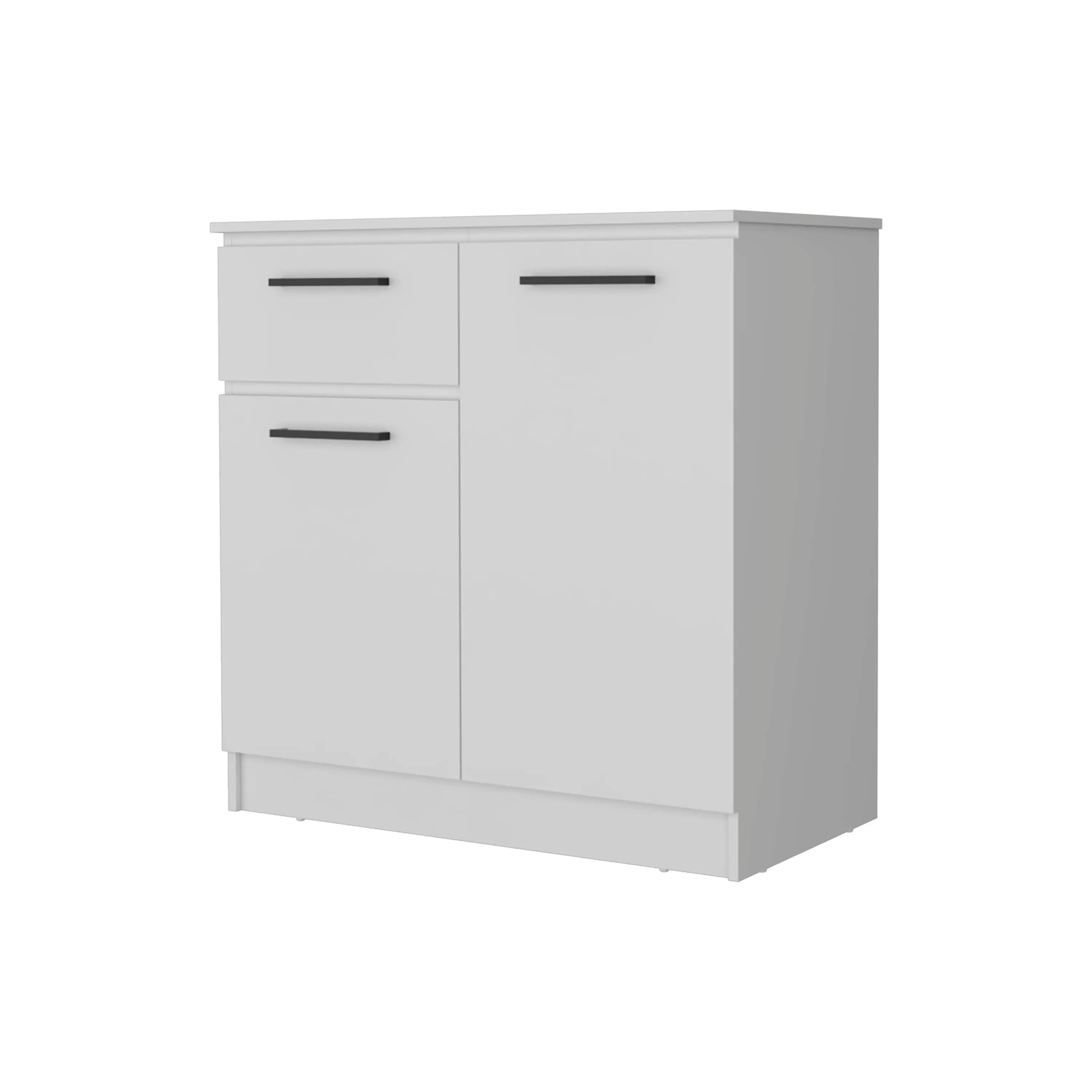 36" White Drawer Double Dresser Homeroots Bed & Bath