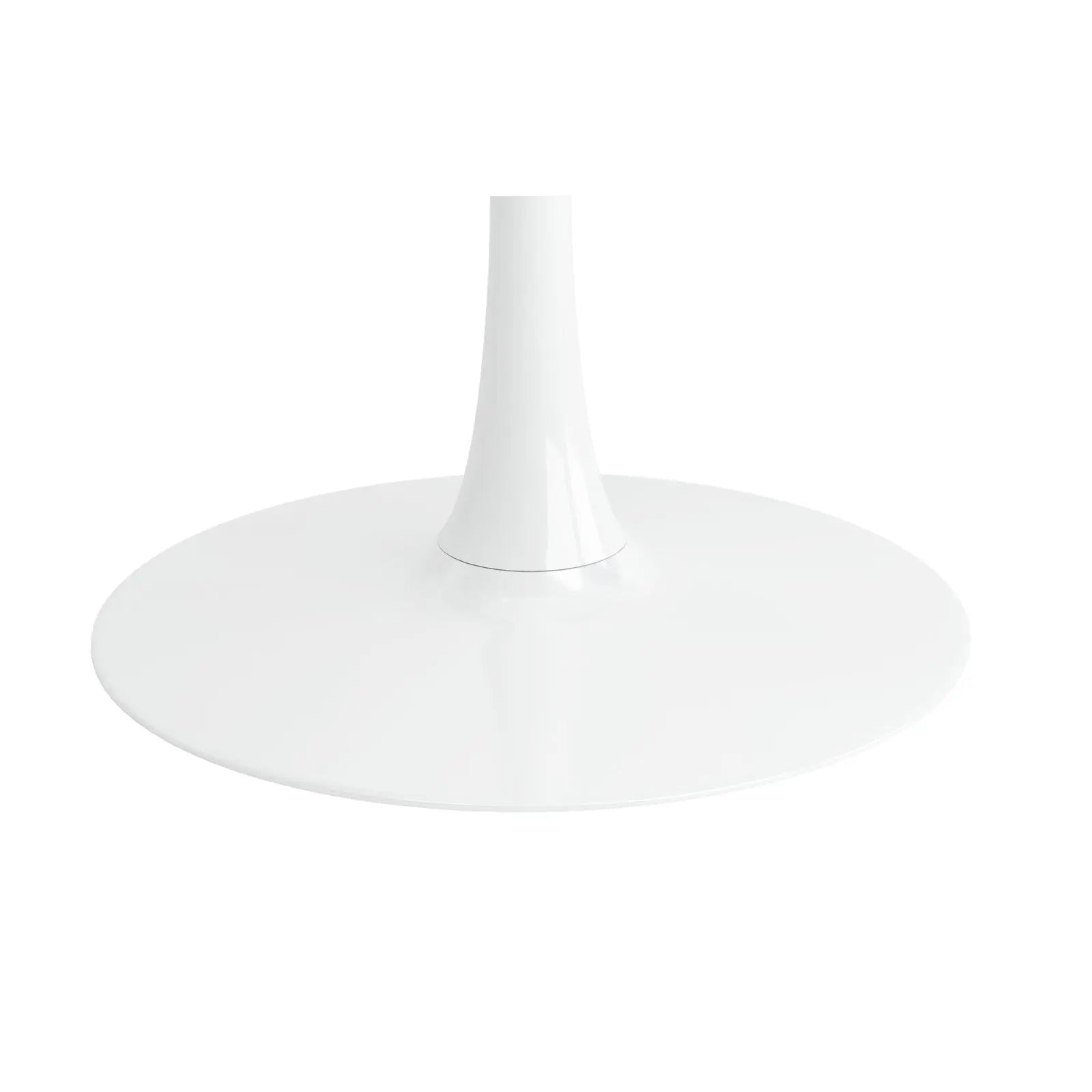 36" White Metal Dining Table Homeroots Kitchen & Dining