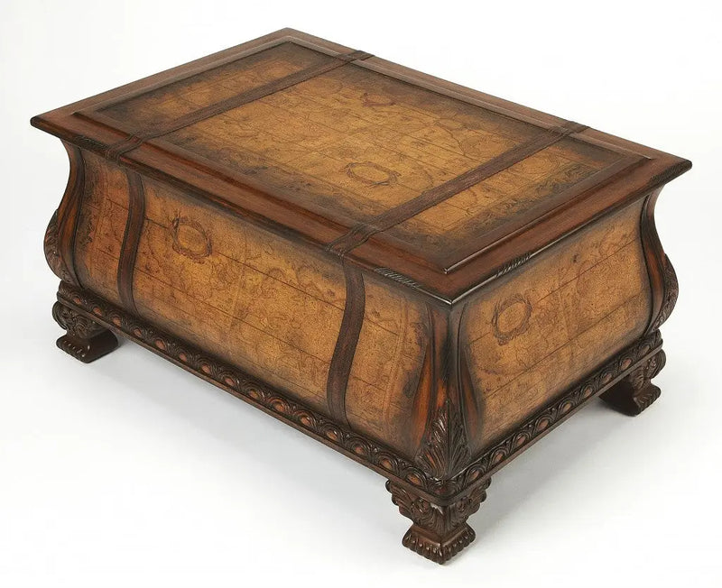38" Brown Wood Coffee Table With Drawer Homeroots Living Room