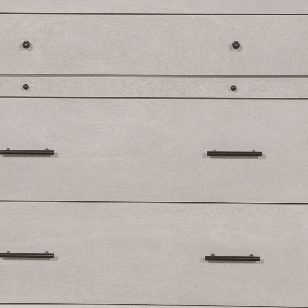 38" Gray Solid Wood Four Drawer Chest - GreatEagleInc