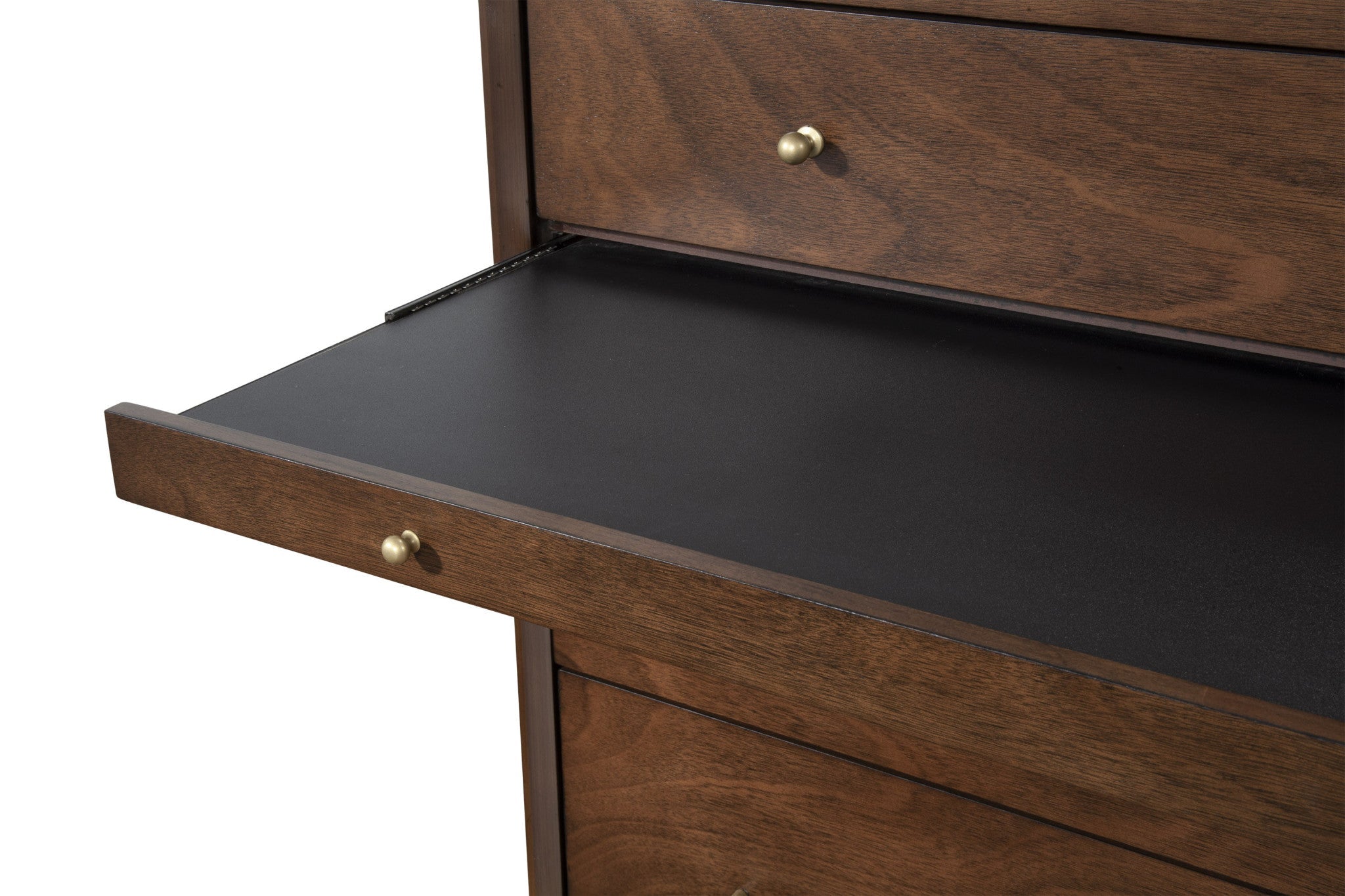 38" Mahogany Solid Wood Four Drawer Chest - GreatEagleInc