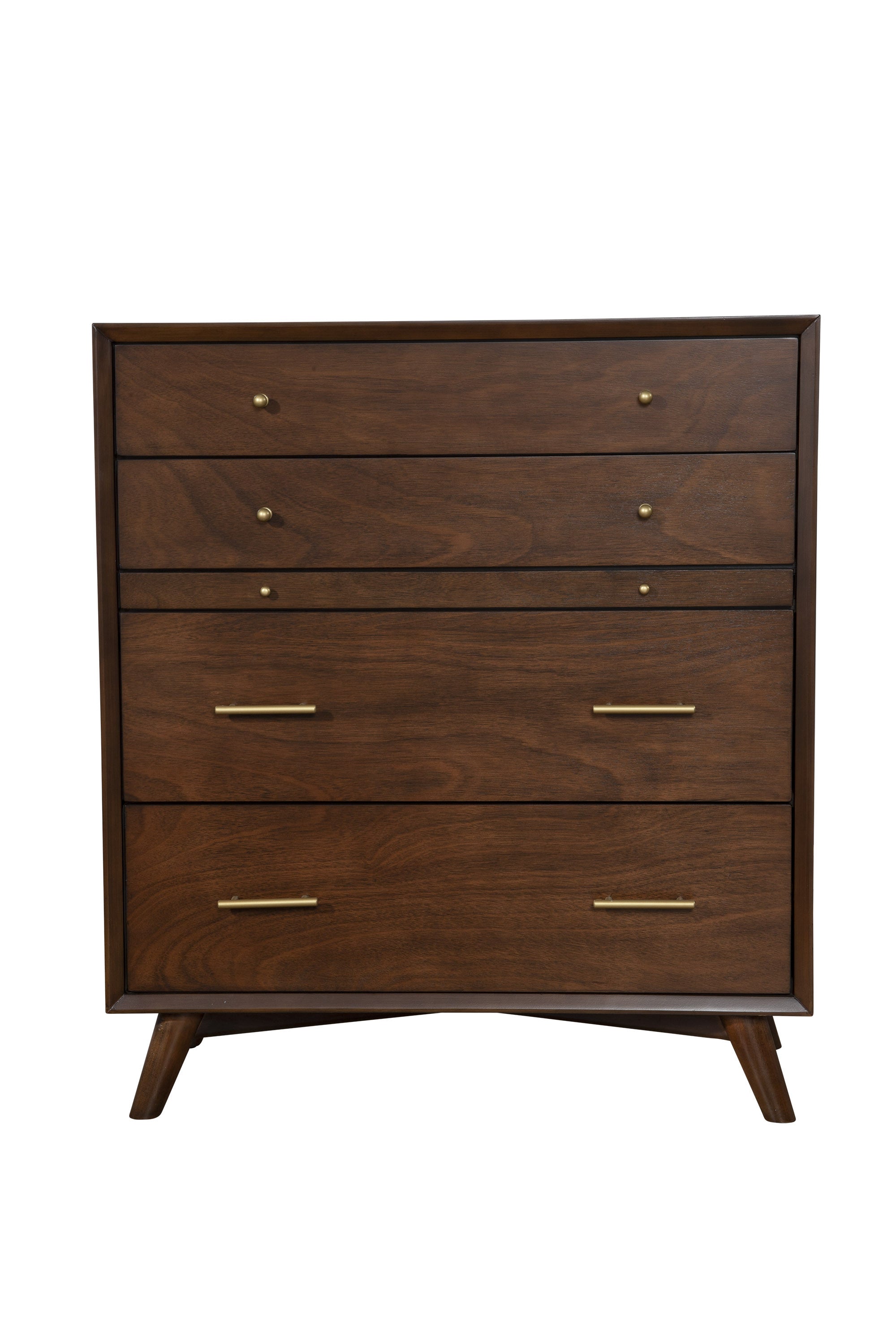 38" Mahogany Solid Wood Four Drawer Chest - GreatEagleInc