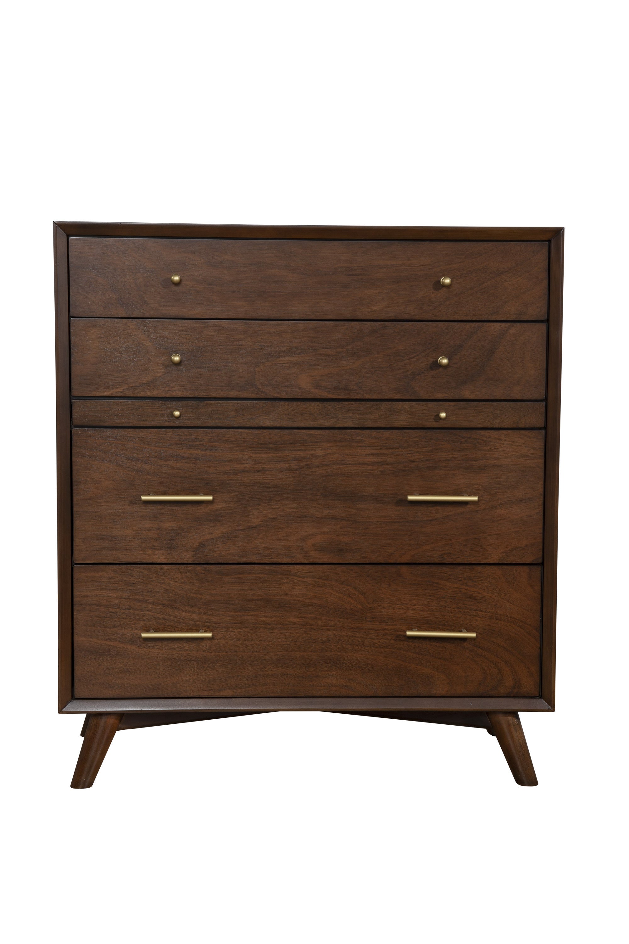 38" Mahogany Solid Wood Four Drawer Chest - GreatEagleInc