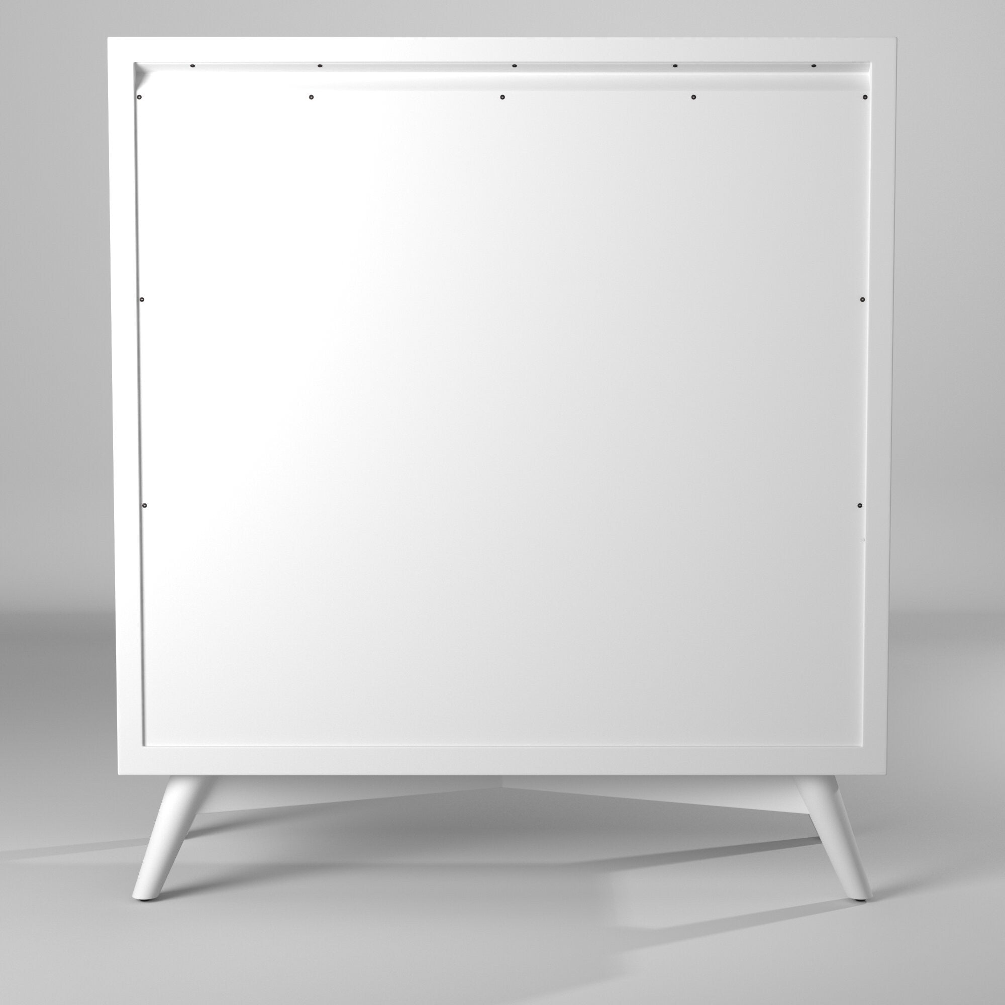 38" White Solid Wood Four Drawer Chest - GreatEagleInc