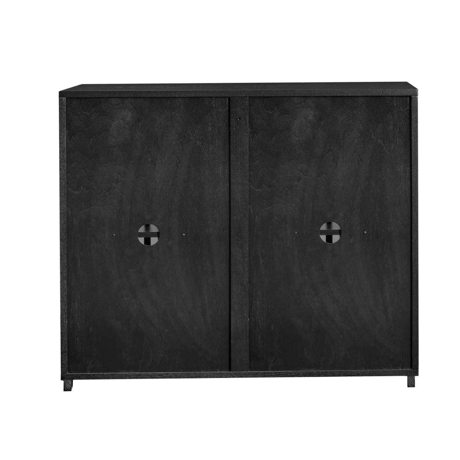 39" Black Wood Accent Cabinet Homeroots