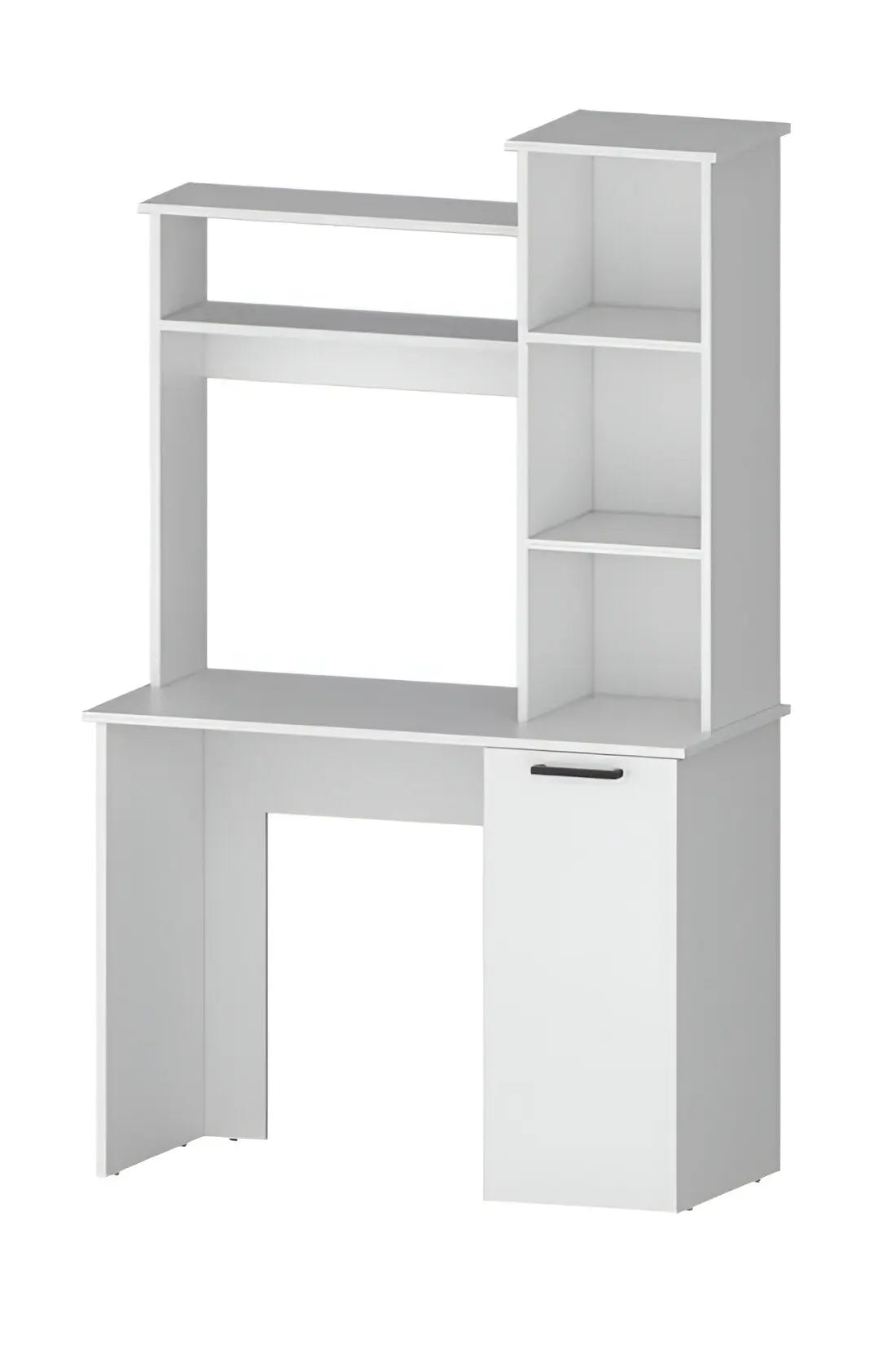 39" White Computer Desk With Hutch Homeroots Office