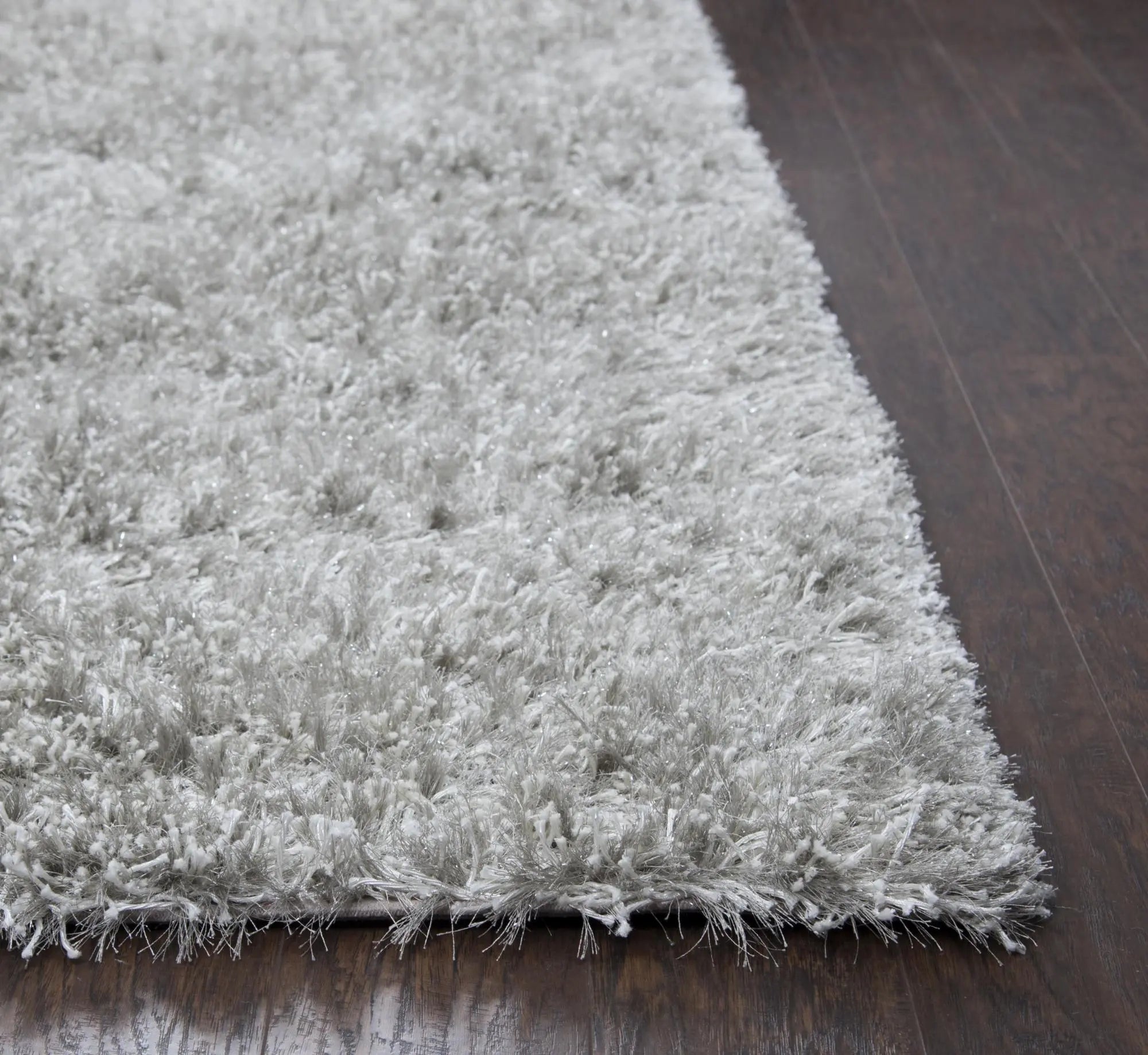 3' Light Gray And Silver Hand Tufted Round Rug Homeroots Home Decor