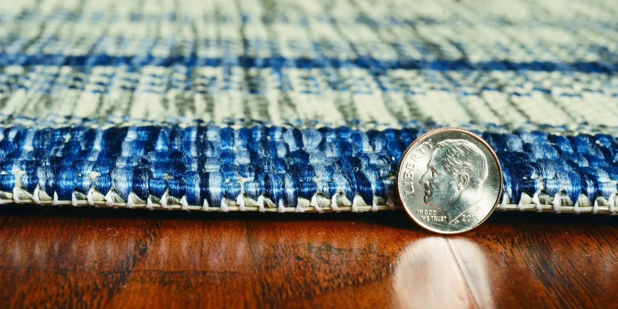3' X 4' Blue And Green Striped Indoor Outdoor Area Rug Homeroots Outdoor