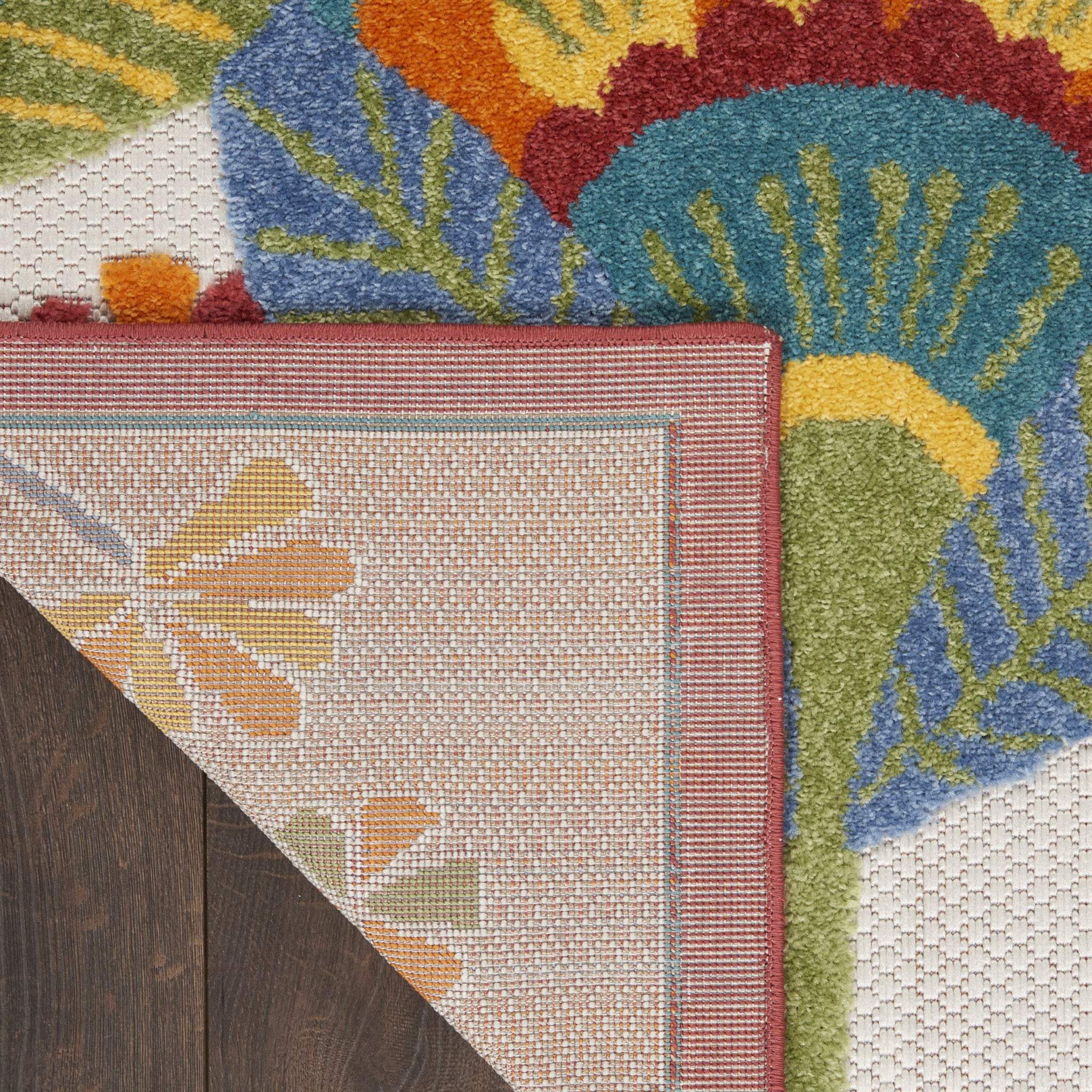3' X 4' Yellow And Ivory Indoor Outdoor Area Rug - GreatEagleInc