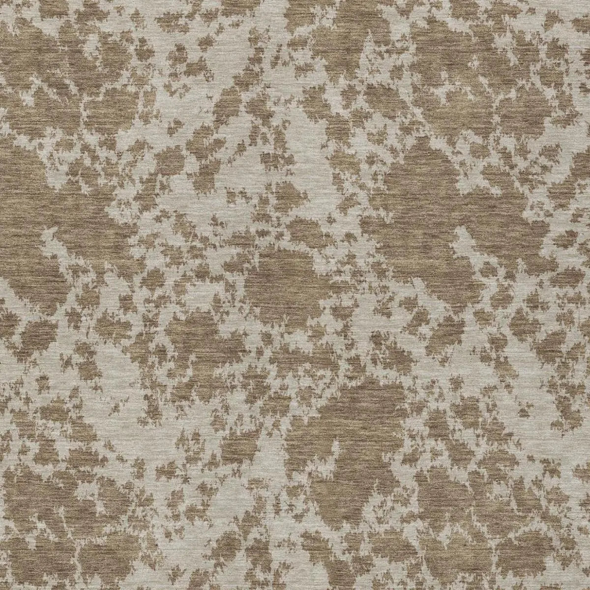3' X 5' Beige And Brown Abstract Washable Indoor Outdoor Area Rug Homeroots Outdoor