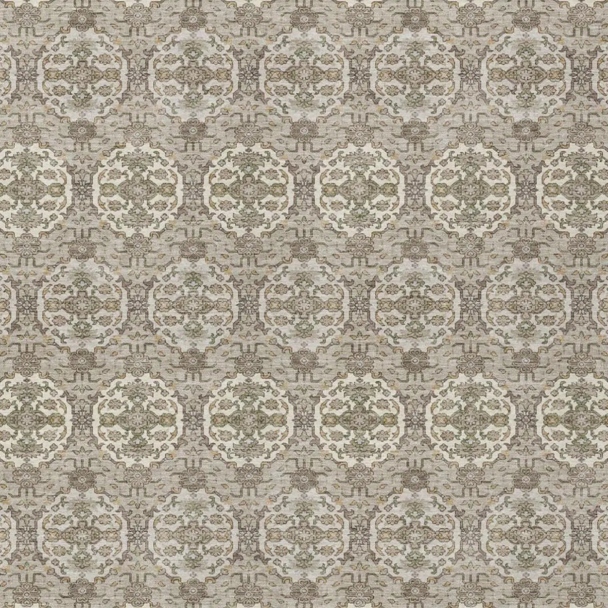 3' X 5' Beige And Brown Striped Washable Indoor Outdoor Area Rug Homeroots Outdoor