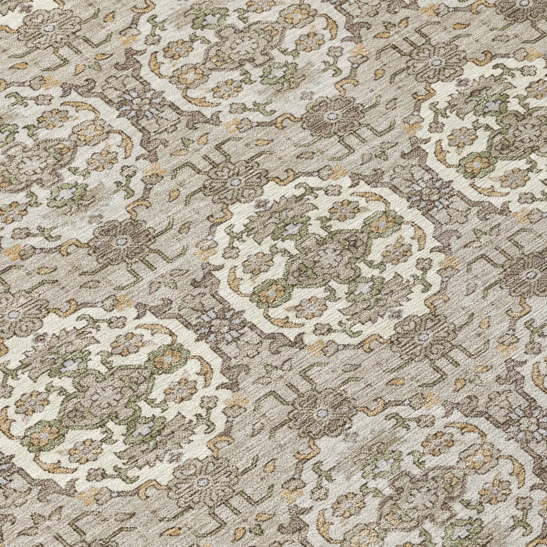 3' X 5' Beige And Brown Striped Washable Indoor Outdoor Area Rug Homeroots Outdoor