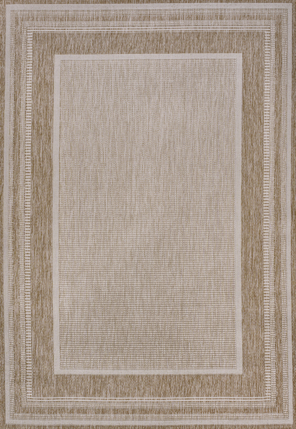 3' X 5' Beige And Cream Indoor Outdoor Area Rug - GreatEagleInc