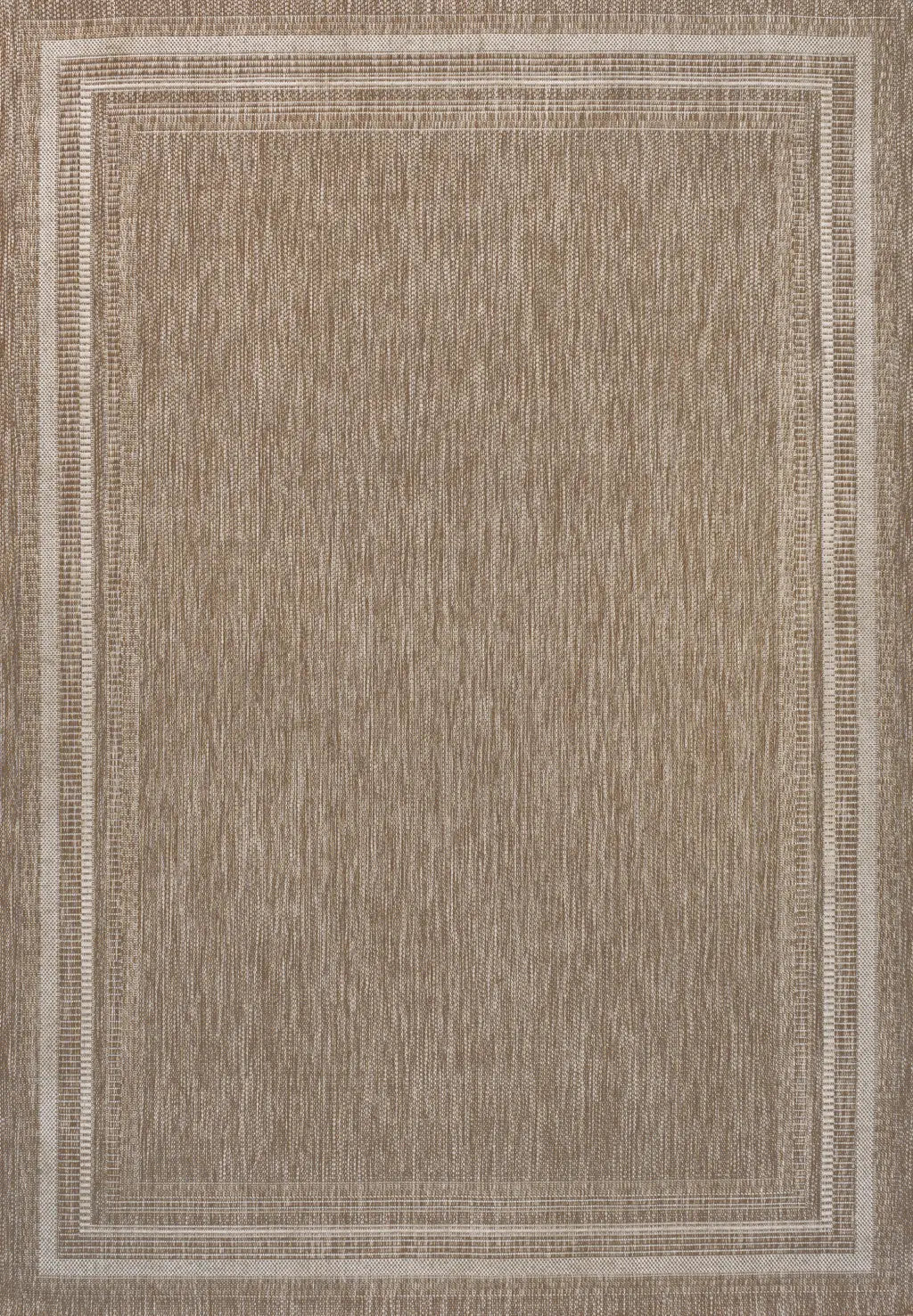 3' X 5' Beige And Cream Indoor Outdoor Area Rug - GreatEagleInc