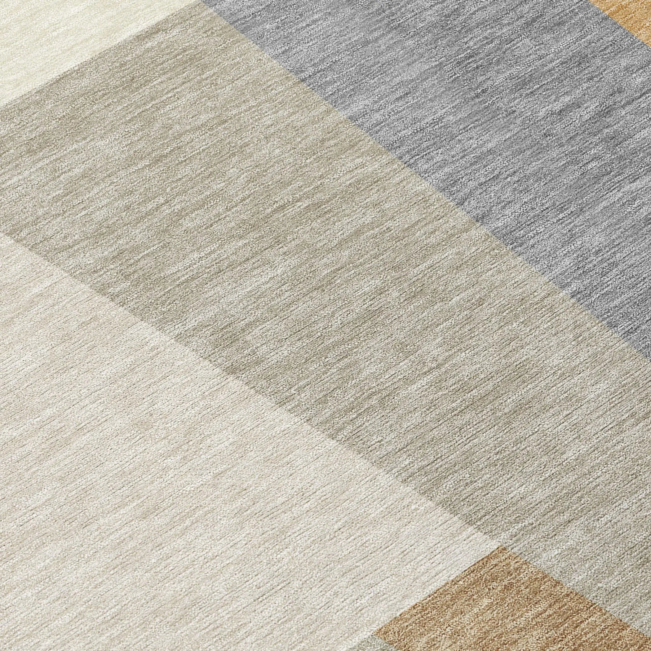 3' X 5' Beige And Ivory Geometric Washable Indoor Outdoor Area Rug Homeroots Outdoor