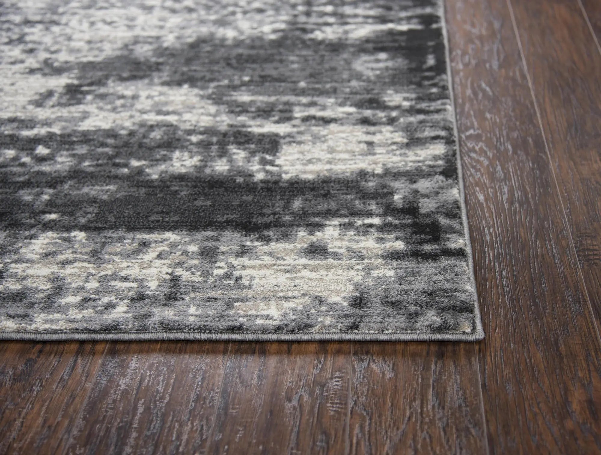 3' X 5' Beige Taupe Tan Gray And Dark Gray Abstract Area Rug Homeroots Home Decor