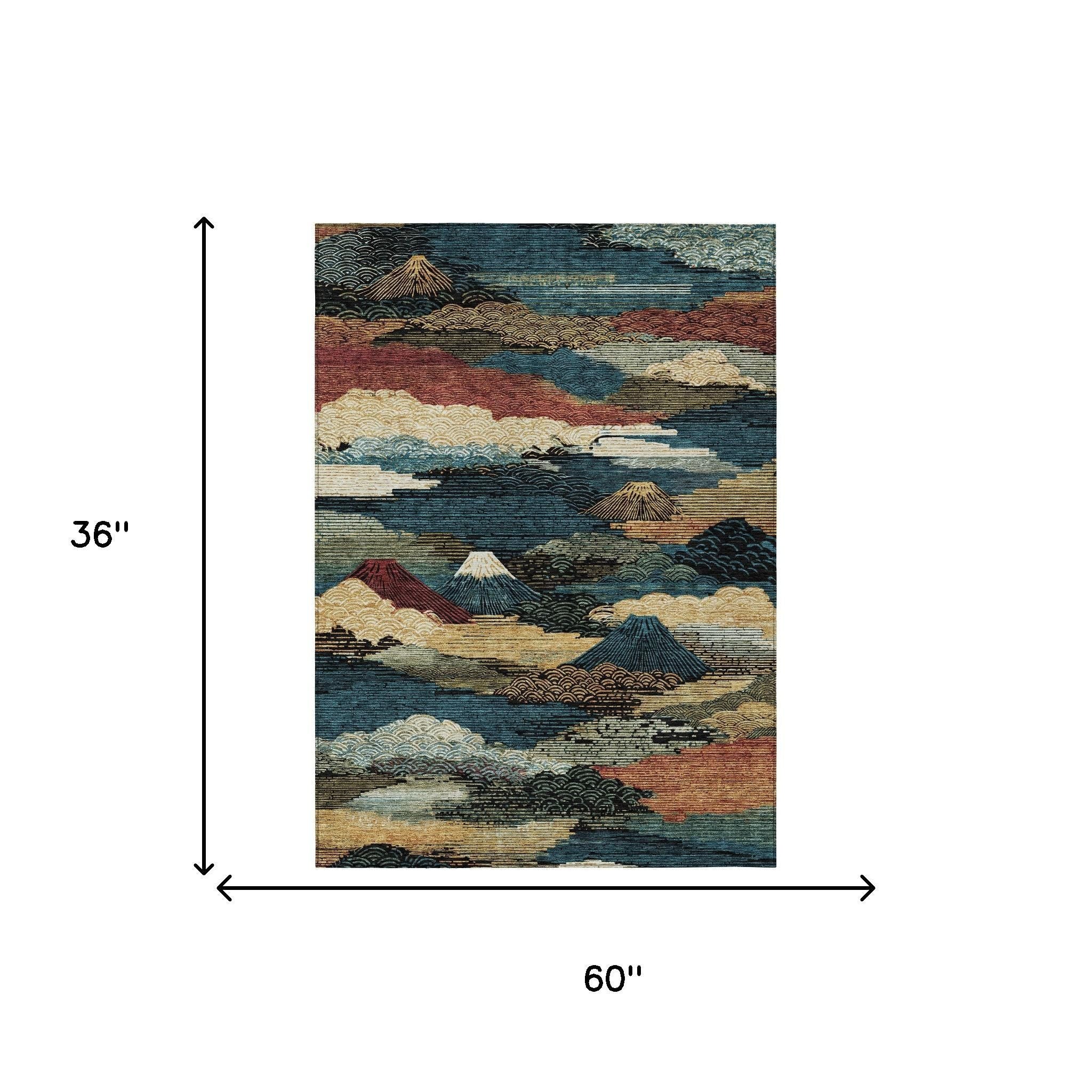 3' X 5' Black And Ivory Abstract Washable Indoor Outdoor Area Rug Homeroots Outdoor
