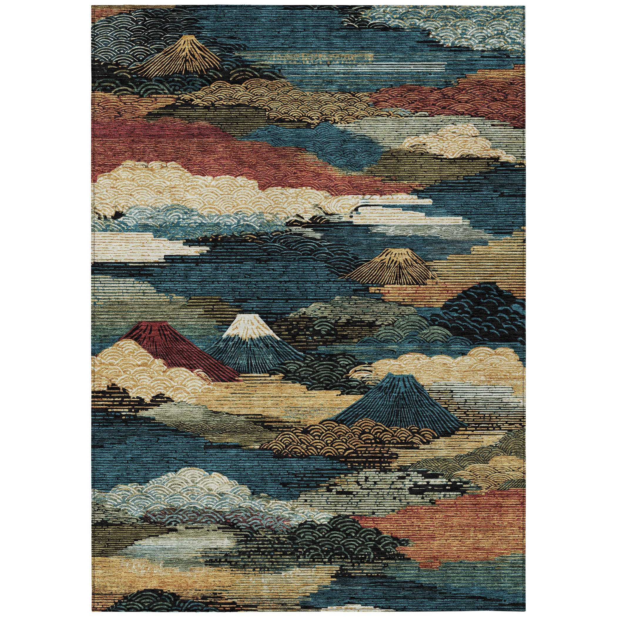 3' X 5' Black And Ivory Abstract Washable Indoor Outdoor Area Rug Homeroots Outdoor
