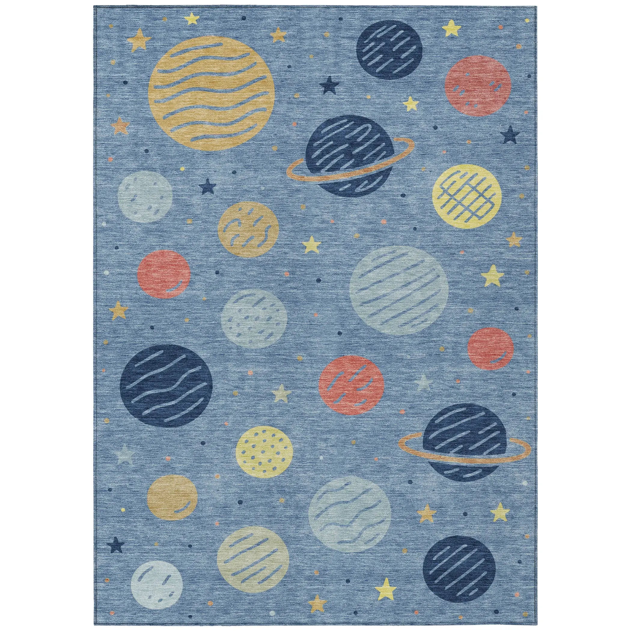 3' X 5' Blue And Navy Blue Floral Washable Indoor Outdoor Area Rug Homeroots Outdoor