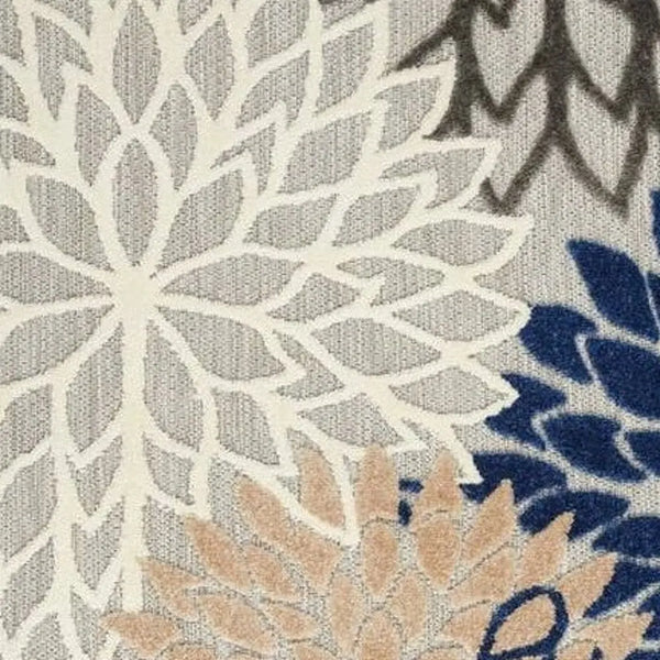 3' X 5' Blue Indoor Outdoor Area Rug - GreatEagleInc