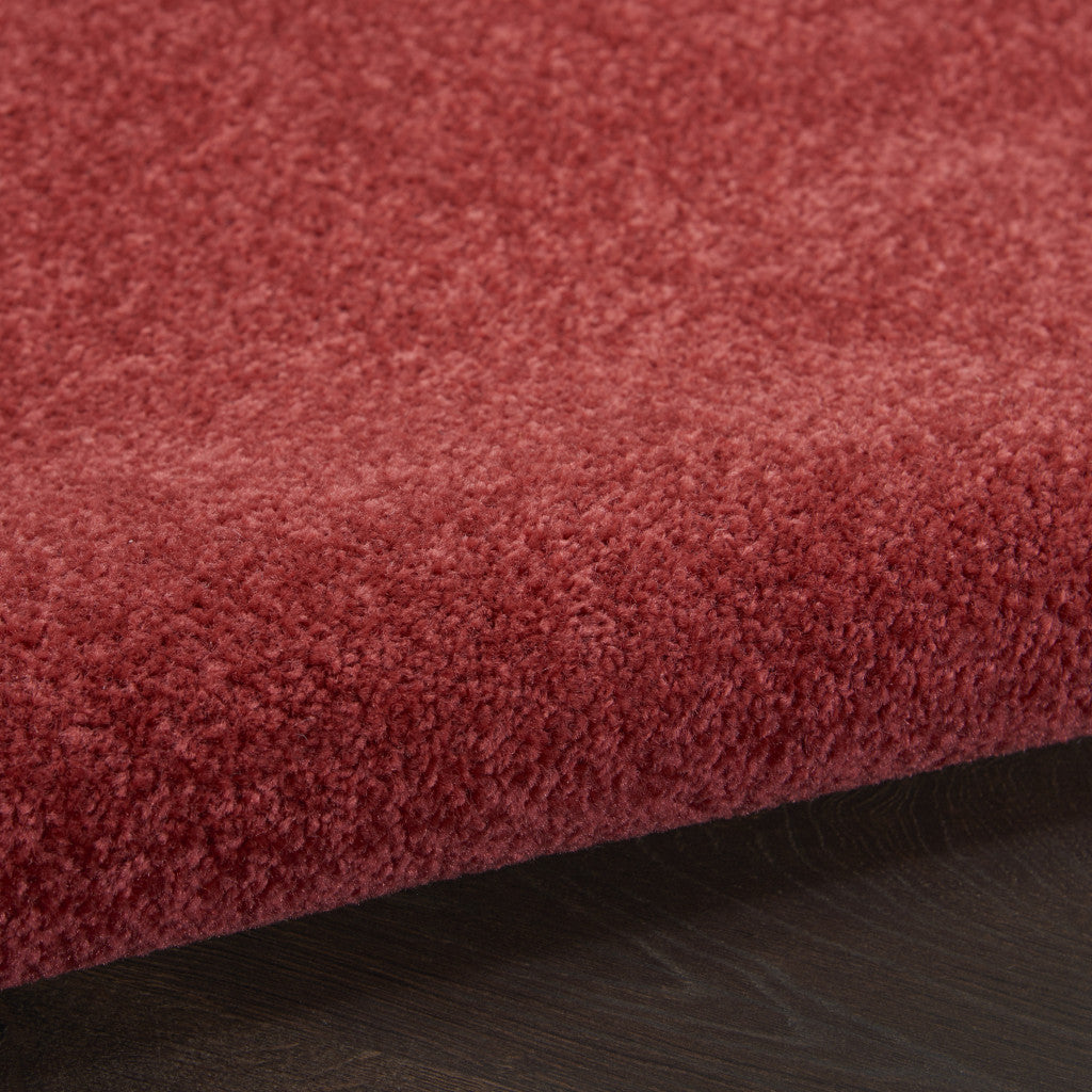 3' X 5' Brick Red Non Skid Indoor Outdoor Area Rug - GreatEagleInc