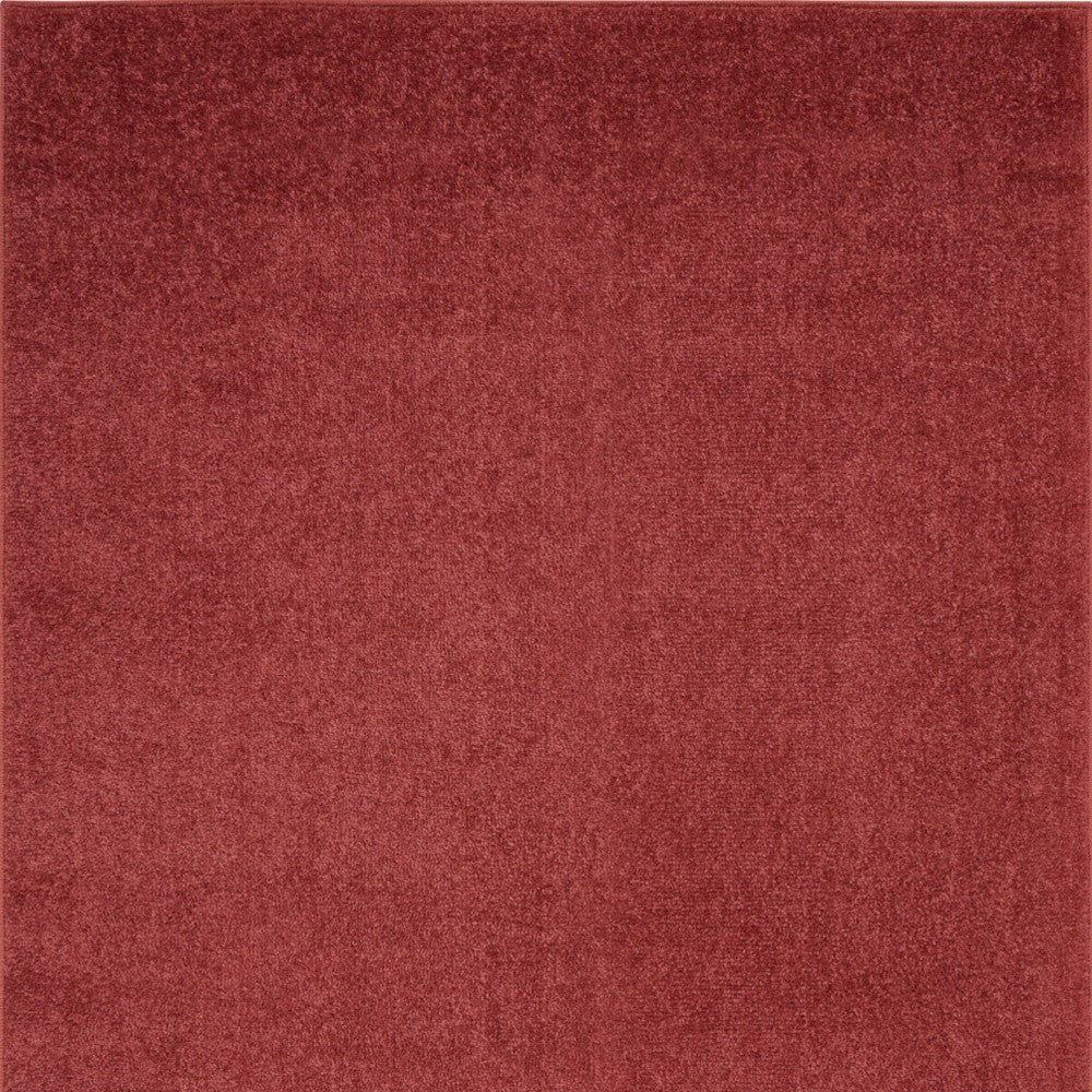 3' X 5' Brick Red Non Skid Indoor Outdoor Area Rug - GreatEagleInc