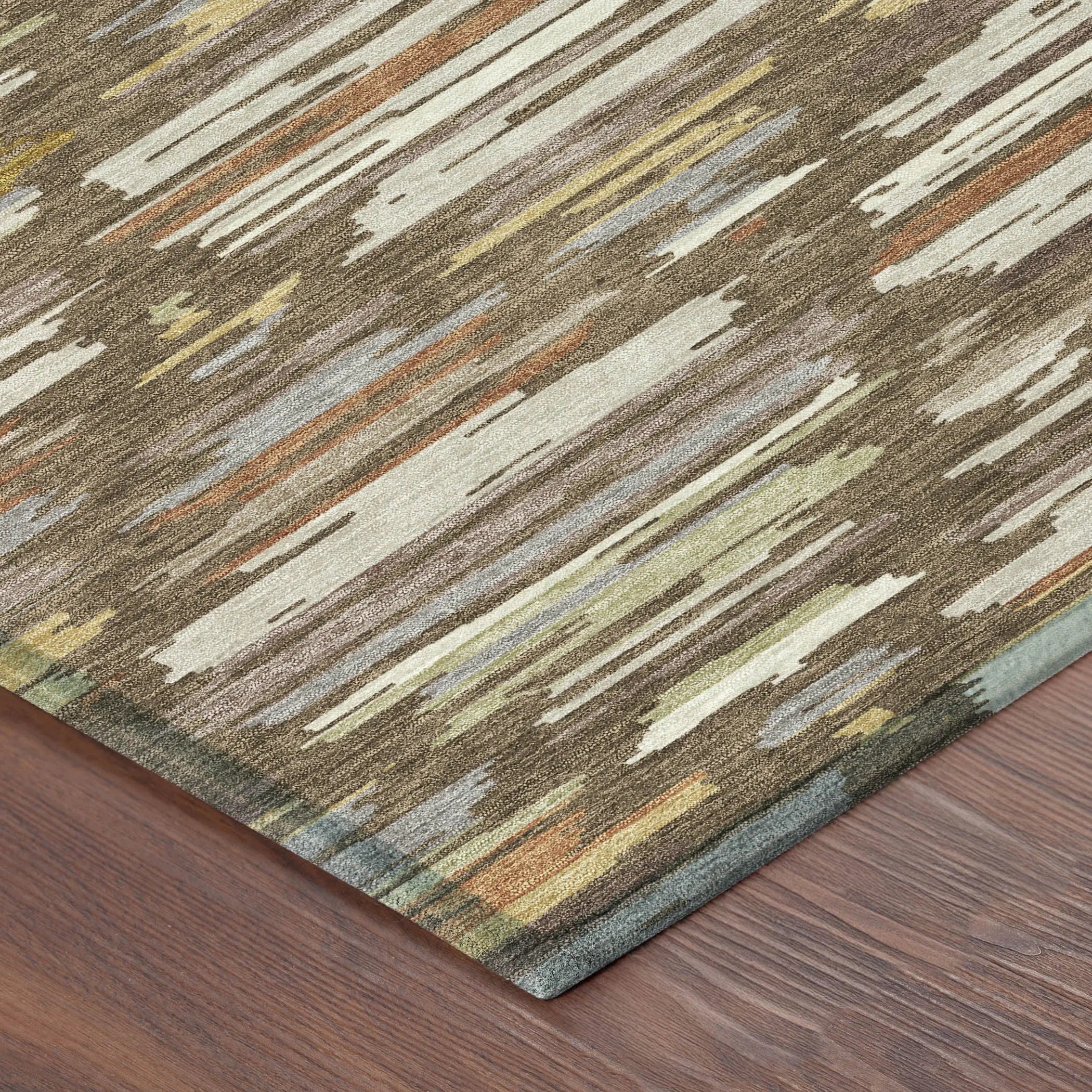 3' X 5' Chocolate And Gray Southwestern Washable Indoor Outdoor Area Rug Homeroots Outdoor