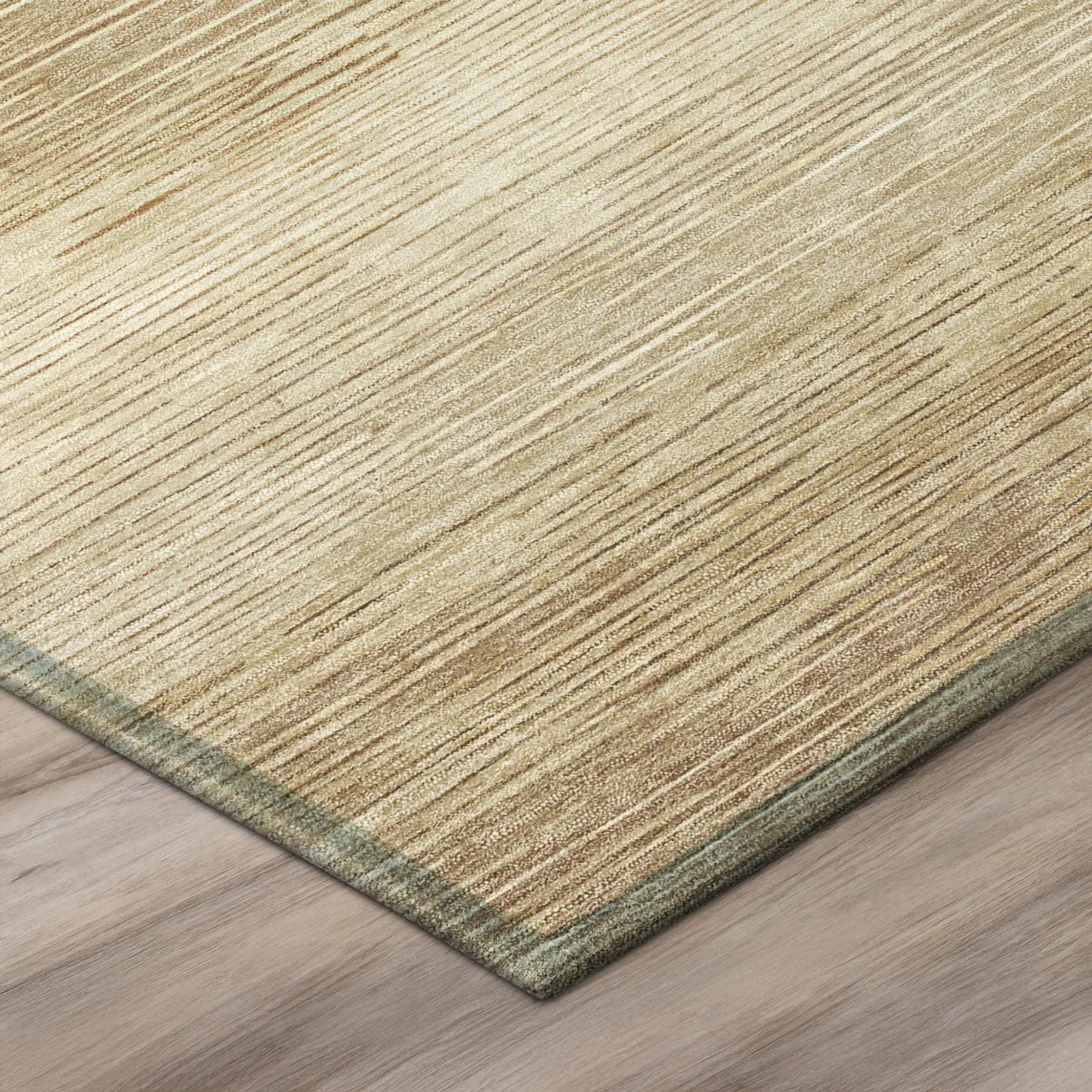 3' X 5' Copper And Orange Striped Washable Indoor Outdoor Area Rug Homeroots Outdoor