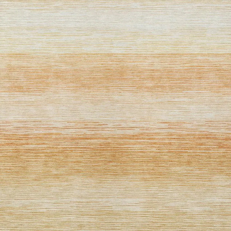 3' X 5' Copper And Orange Striped Washable Indoor Outdoor Area Rug Homeroots Outdoor