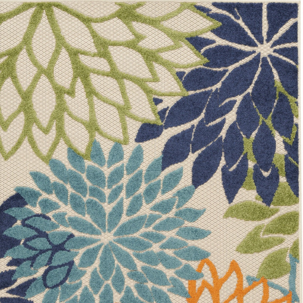 3' X 5' Cream Indoor Outdoor Area Rug - GreatEagleInc