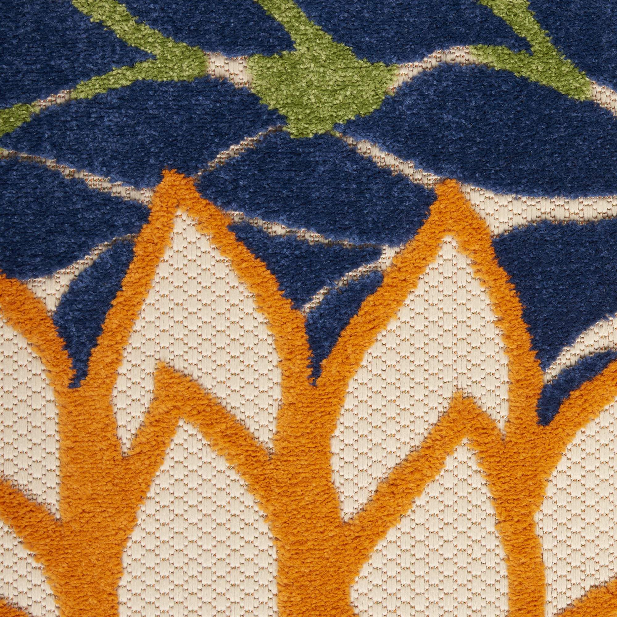 3' X 5' Cream Indoor Outdoor Area Rug - GreatEagleInc