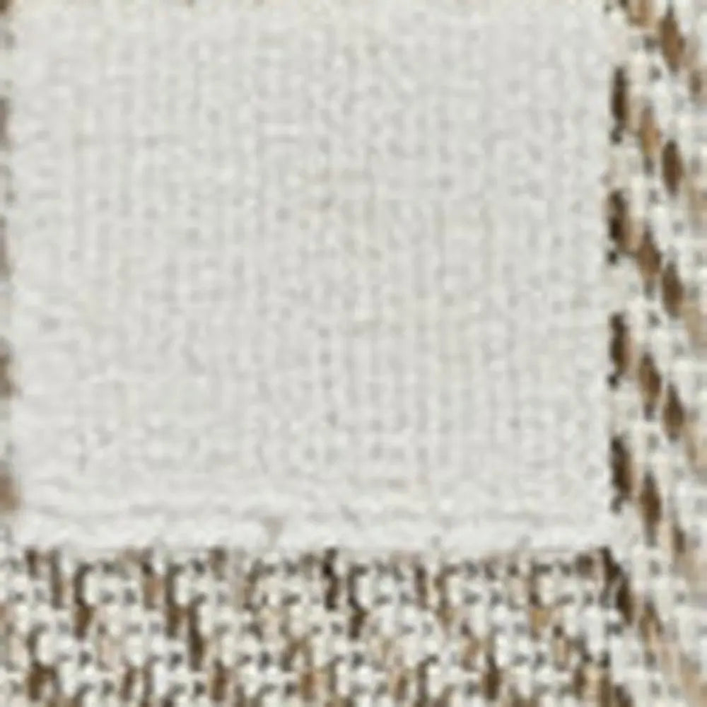 3' X 5' Cream and Beige Geometric Distressed Indoor Outdoor Area Rug Homeroots Outdoor