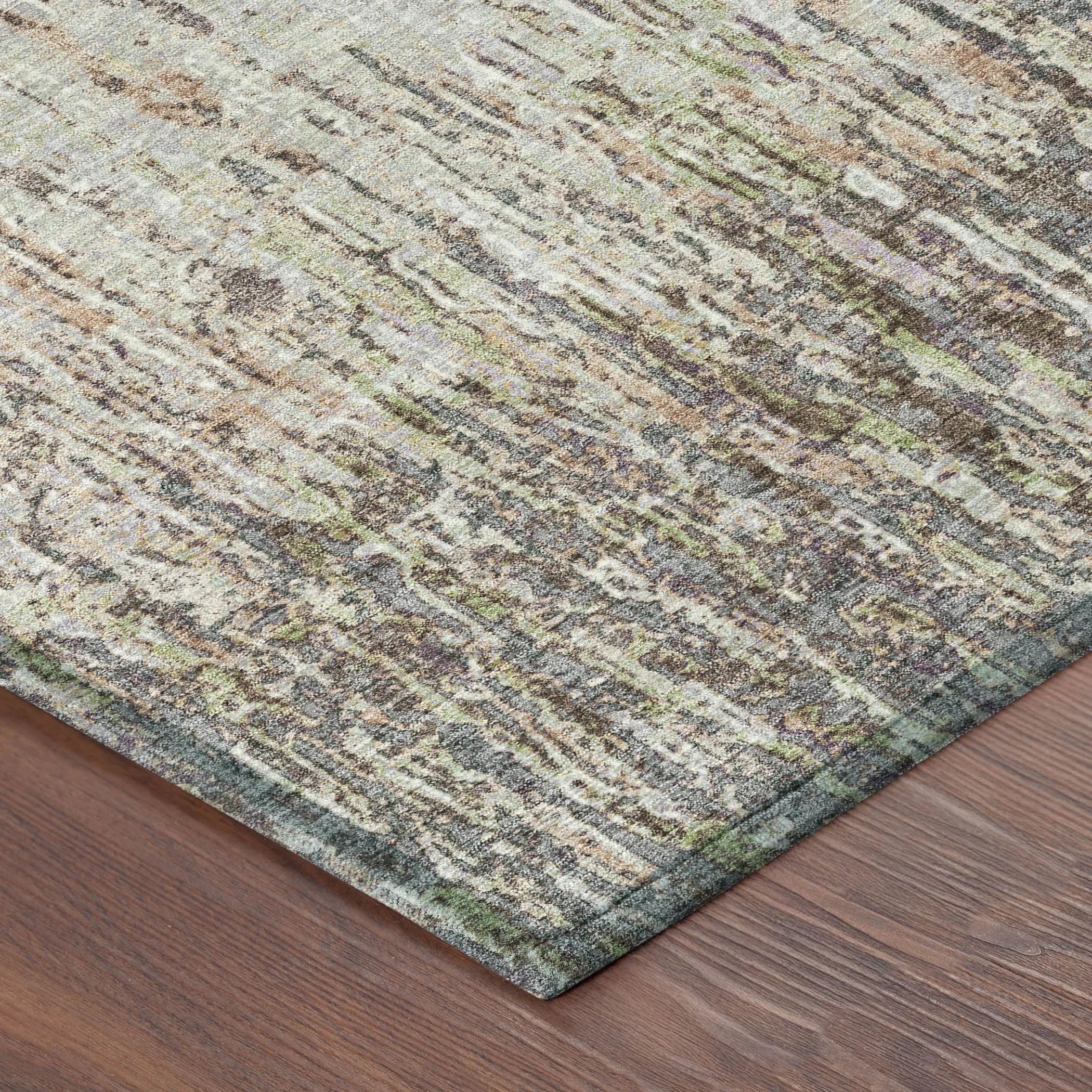 3' X 5' Gray And Beige Striped Washable Indoor Outdoor Area Rug Homeroots Outdoor