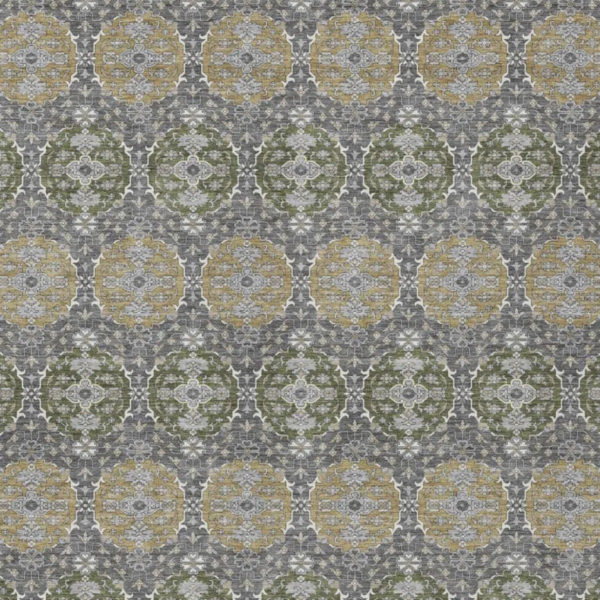 3' X 5' Gray And Graphite Striped Washable Indoor Outdoor Area Rug Homeroots Outdoor