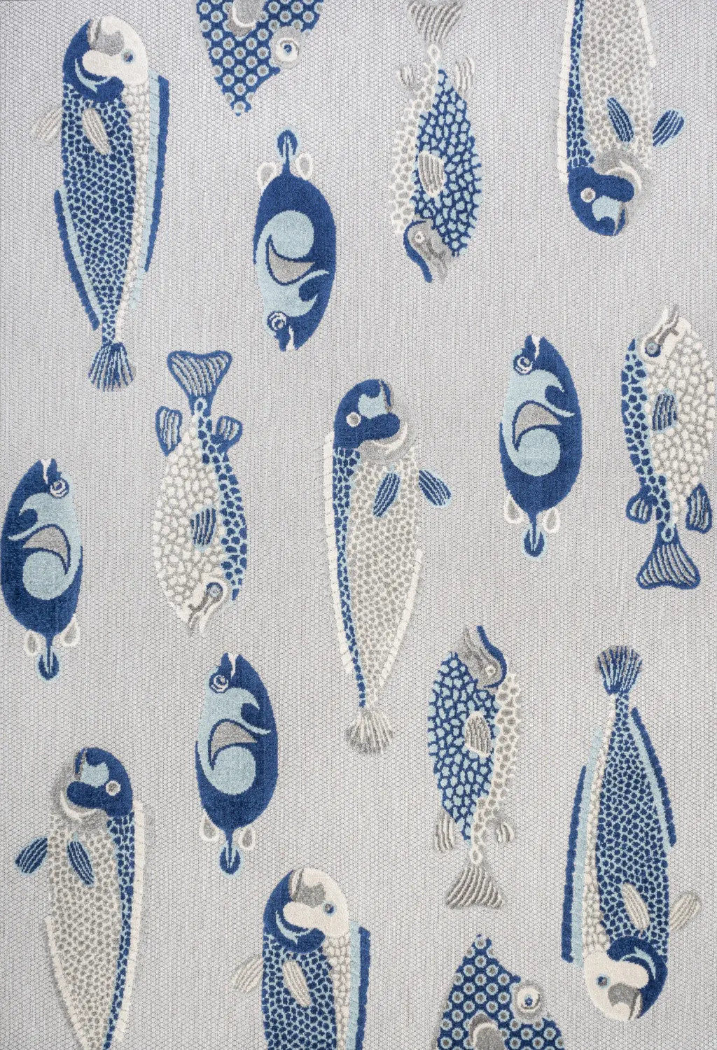 3' X 5' Gray And Navy Blue Animal Print Indoor Outdoor Area Rug Homeroots Outdoor