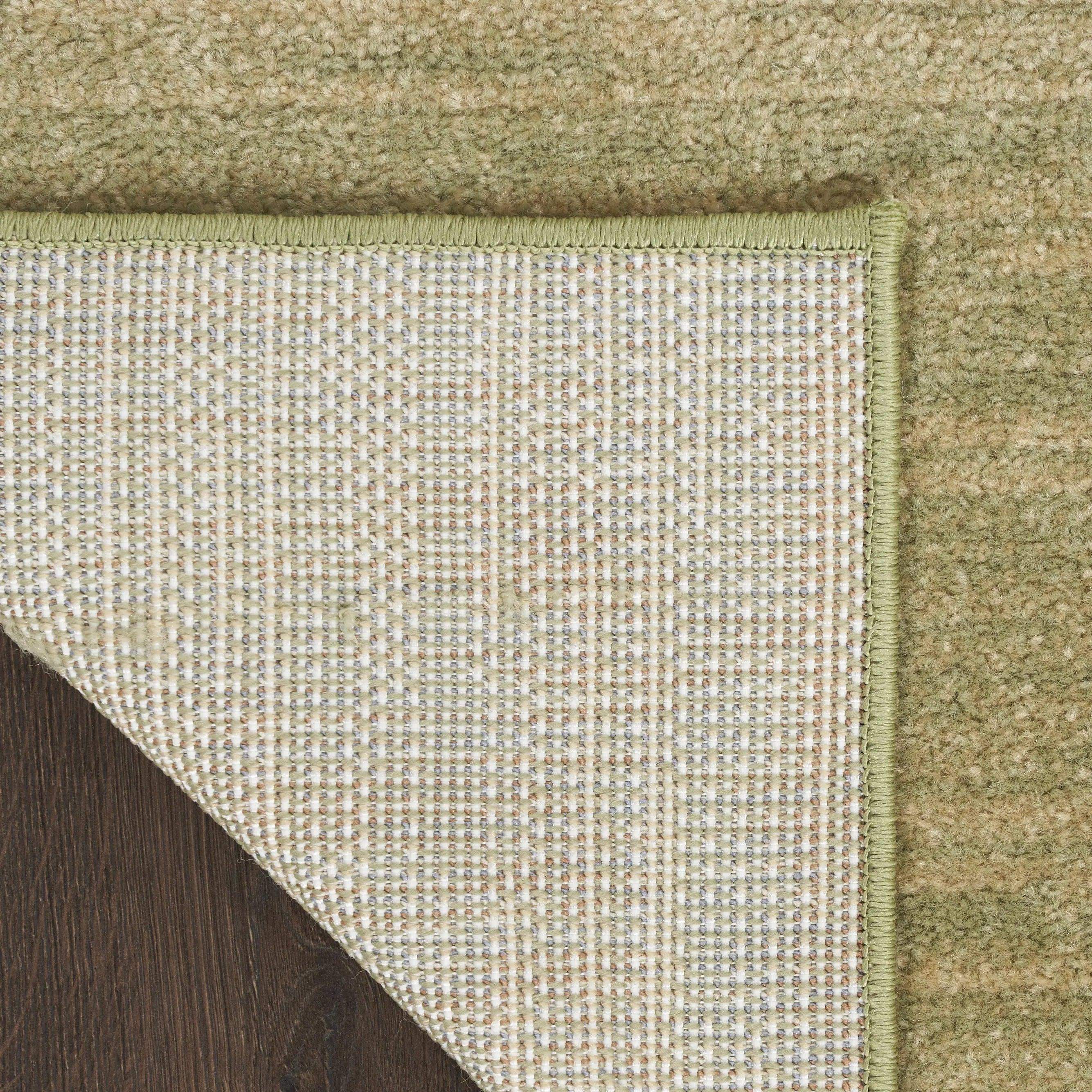 3' X 5' Green And Gold Abstract Indoor Outdoor Area Rug Homeroots Outdoor