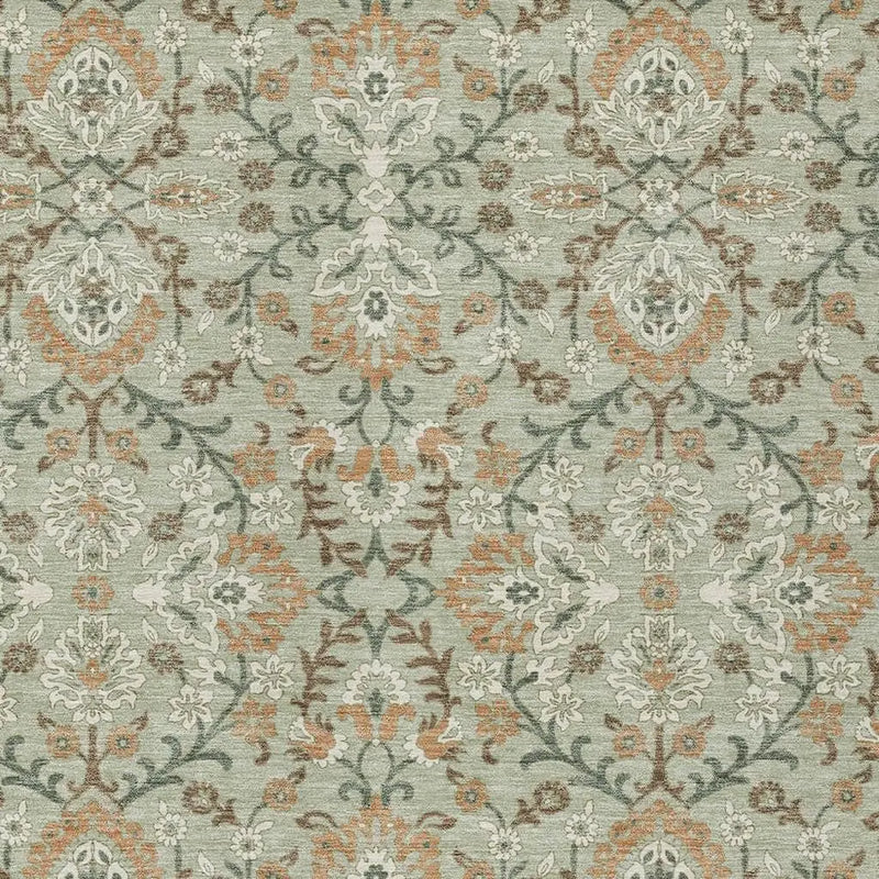 3' X 5' Green And Khaki Geometric Washable Indoor Outdoor Area Rug Homeroots Outdoor