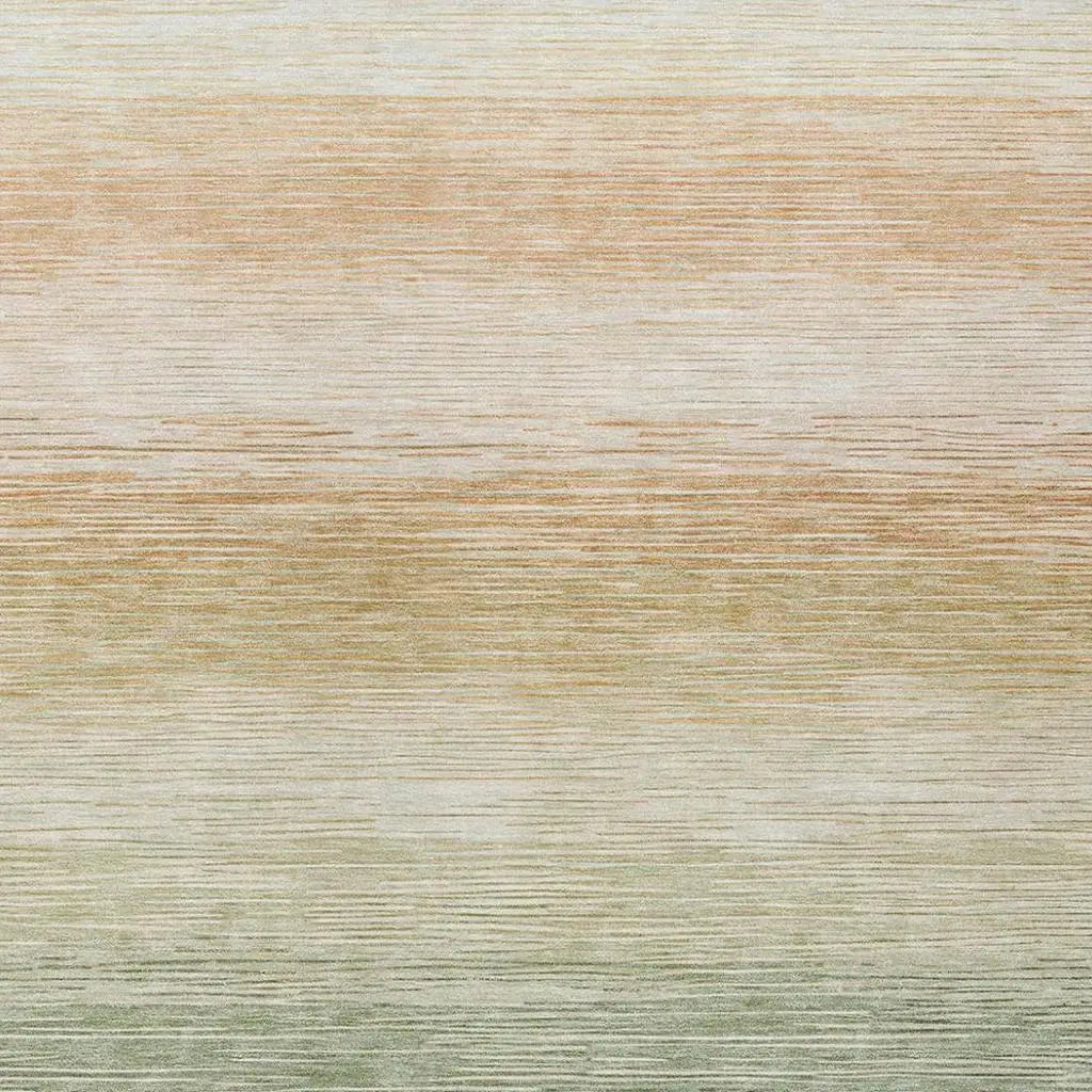 3' X 5' Green And Linen Striped Washable Indoor Outdoor Area Rug Homeroots Outdoor