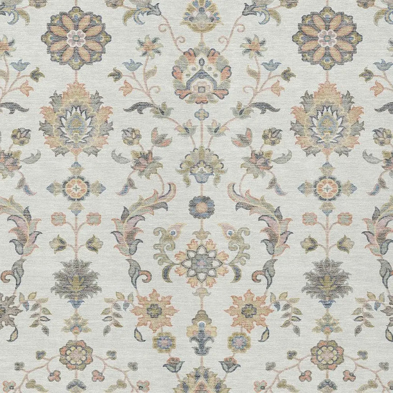 3' X 5' Ivory And Beige Abstract Washable Indoor Outdoor Area Rug Homeroots Outdoor