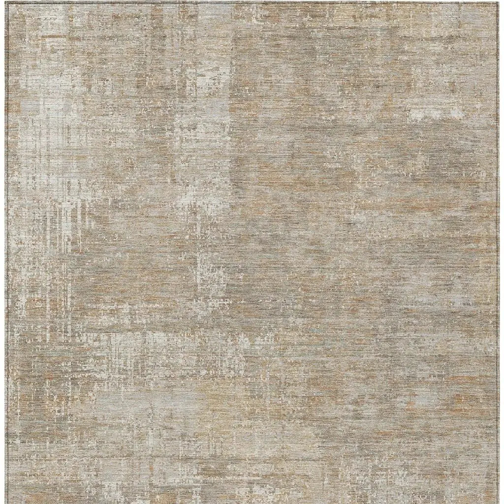 3' X 5' Ivory And Blue Abstract Washable Indoor Outdoor Area Rug Homeroots Outdoor