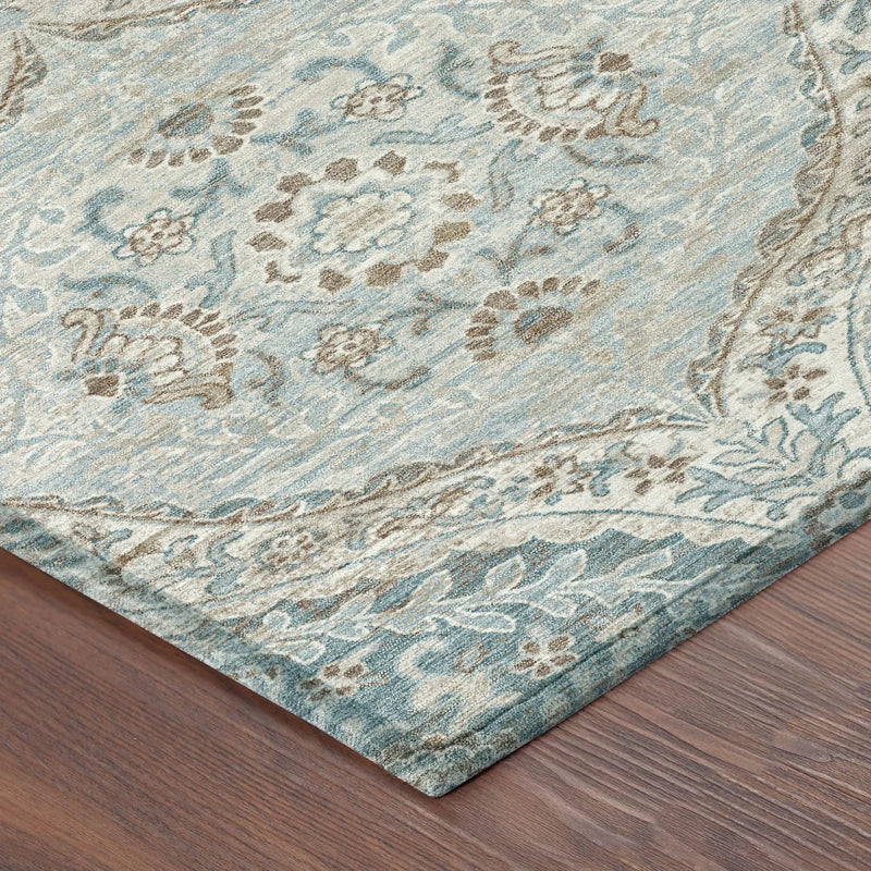 3' X 5' Ivory And Brown Ogee Washable Indoor Outdoor Area Rug Homeroots Outdoor