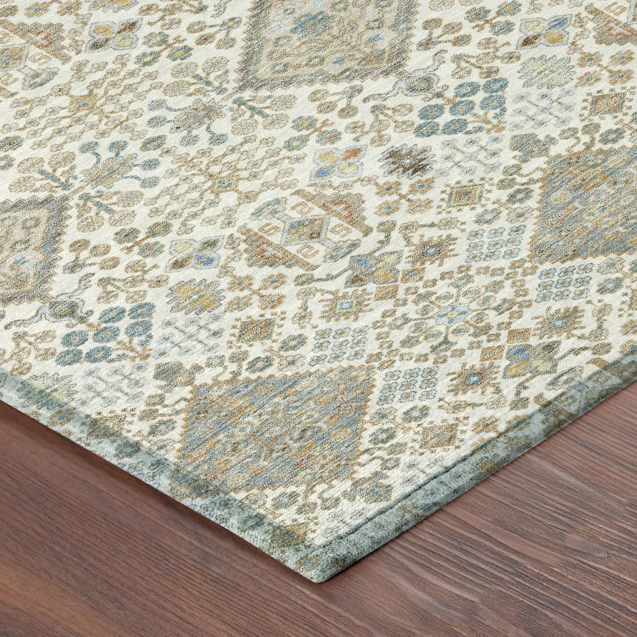 3' X 5' Ivory And Copper Geometric Washable Indoor Outdoor Area Rug Homeroots Outdoor