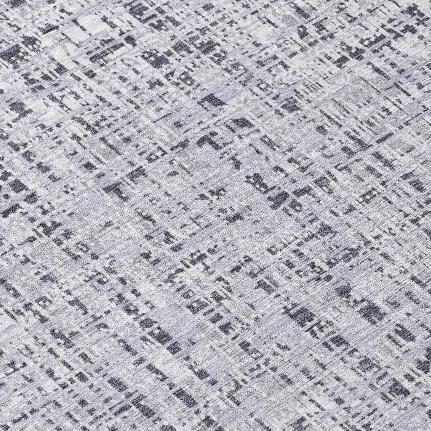 3' X 5' Ivory And Gray Abstract Washable Indoor Outdoor Area Rug Homeroots Outdoor