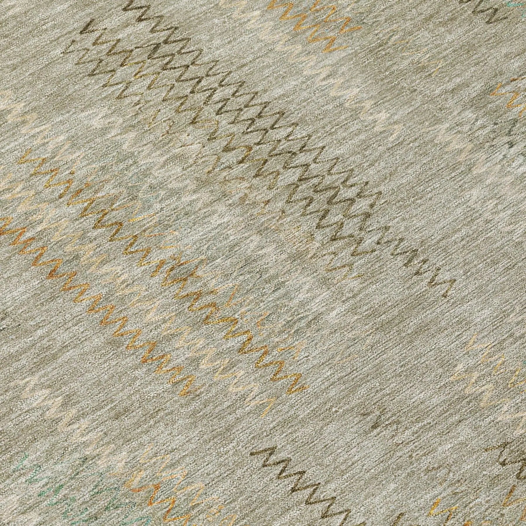 3' X 5' Khaki And Brown Abstract Washable Indoor Outdoor Area Rug Homeroots Outdoor